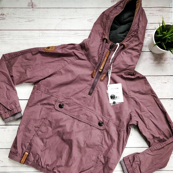 Naketano half zip anorak jacket NWT Naketano half zip anorak jacket NWT